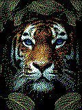 Tiger Kreativvorlage in MAXI