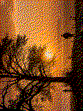 Sonnenuntergang Kreativvorlage in MAXI